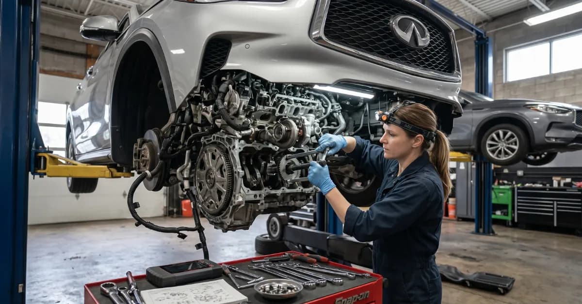 Infiniti Engine Repair in Mussafah, Abu Dhabi