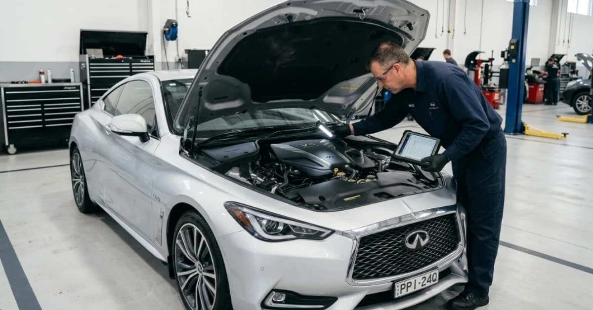 Infiniti Pre-Purchase Inspection in Mussafah, Abu Dhabi